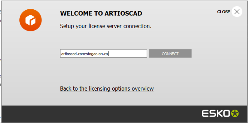 ArtiosCAD license server